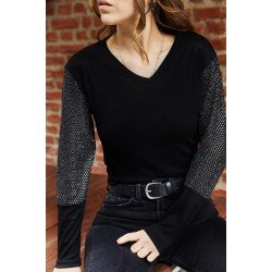 Gümüş kol detay elbise Gümüş kol detay elbise