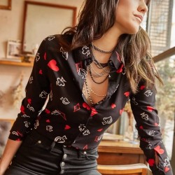 İskambil Desen Gömlek İskambil Desen Gömlek