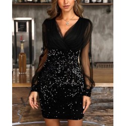 Kadife payetli elbise Kadife payetli elbise