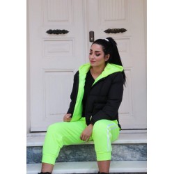 Kapşon Astarlı Şişme Mont