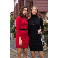 Karpuz kol kaşkorse elbise Karpuz kol kaşkorse elbise