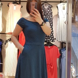 Kemerli Cep Detaylı Midiboy Elbise Kemerli Cep Detaylı Midiboy Elbise