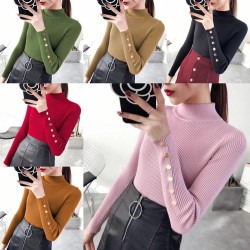 Kol Düğmeli Akrilik Bluz Kol Düğmeli Akrilik Bluz