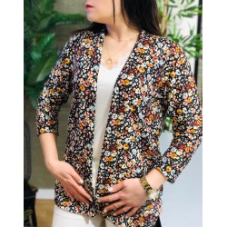 Kol Katlı Crep Ceket Kol Katlı Crep Ceket