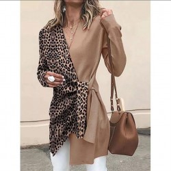 Leopar Bağlamalı Gömlek Leopar Bağlamalı Gömlek