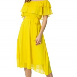 Madonna Yaka Şifon Elbise Madonna Yaka Şifon Elbise