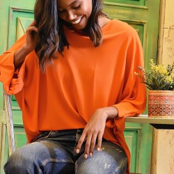 Orange Salaş Bluz