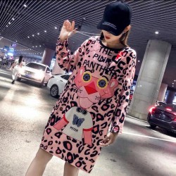 Pembe Panter Kadife Elbise Pembe Panter Kadife Elbise