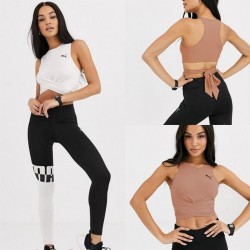 PM Bağlamalı Crop Bluz