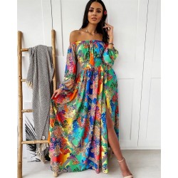 Renk Geçişli Jesica Elbise Renk Geçişli Jesica Elbise