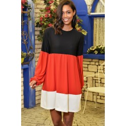 Renkli Salaş Elbise Renkli Salaş Elbise