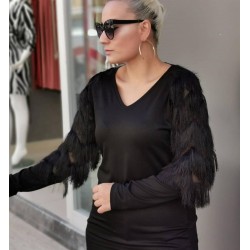 Saçak Kol Bluz