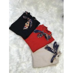 Şal Detay Triko Kazak