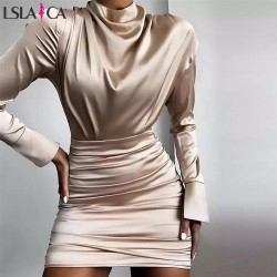 Saten Tasarım Elbise Saten Tasarım Elbise