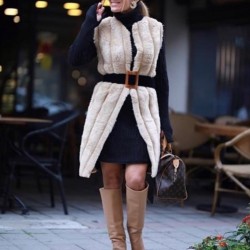 Uzun Kürk Yelek Uzun Kürk Yelek