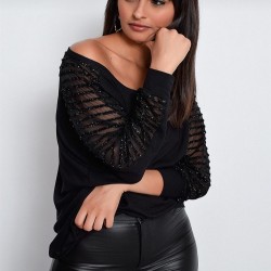 Yarasa Kol Salaş Bluz Yarasa Kol Salaş Bluz