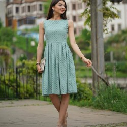 Yeşil Fisto Elbise Yeşil Fisto Elbise