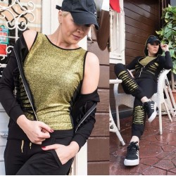 Yırtık Detaylı Üçlü Takım